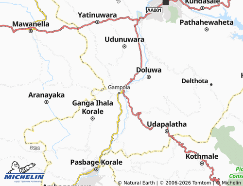 Mappa MICHELIN Polkumbura - ViaMichelin
