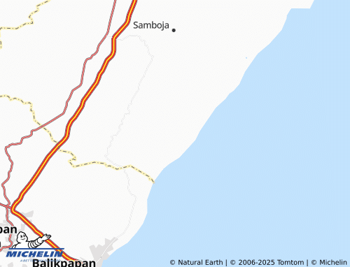 MICHELIN Ambarawang Laut map - ViaMichelin