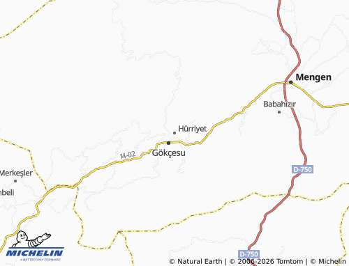 MICHELIN Hürriyet map - ViaMichelin