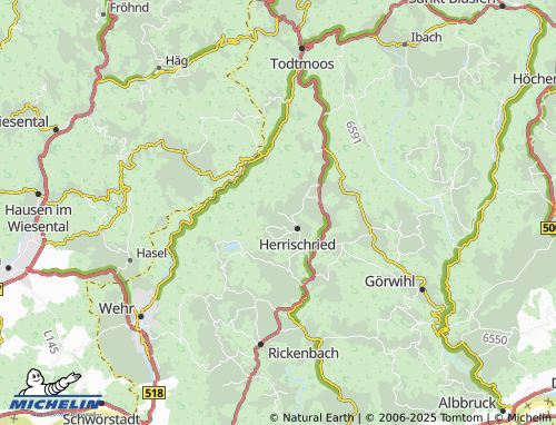MICHELIN Rütte map - ViaMichelin