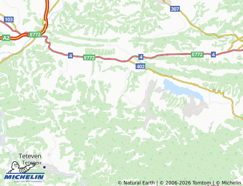 MICHELIN Kirchevo map - ViaMichelin