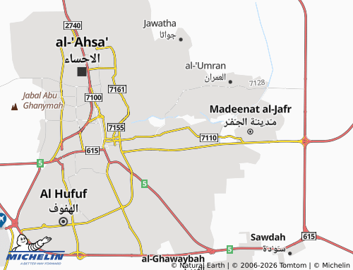 MICHELIN Quba map - ViaMichelin