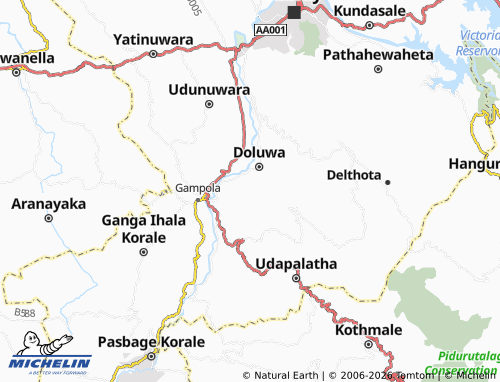 Mappa MICHELIN Orayanwatta - ViaMichelin