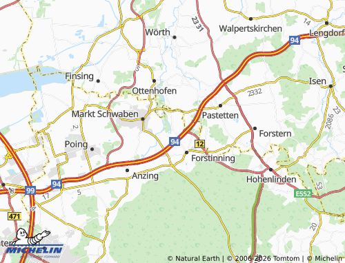 Mapa MICHELIN Sempt - ViaMichelin