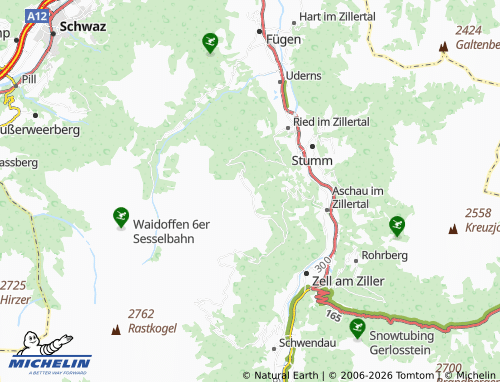 MICHELIN Emberg map - ViaMichelin