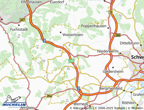 MICHELIN Rütschenhausen map - ViaMichelin