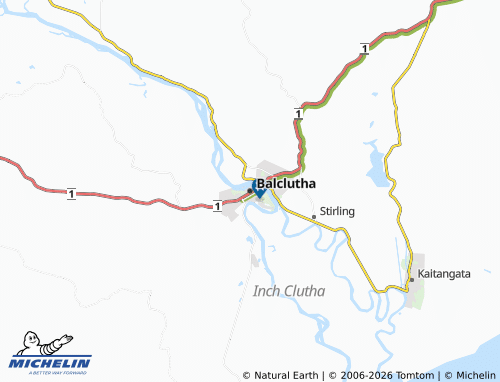 Mapa MICHELIN Balclutha - ViaMichelin