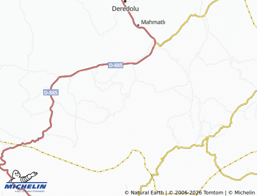 Mapa MICHELIN Belenli - ViaMichelin