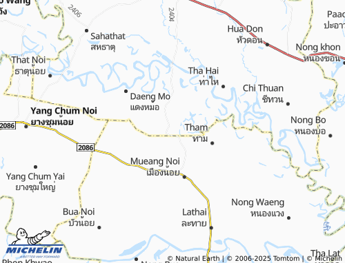 MICHELIN-Landkarte Na Kham Yai - ViaMichelin
