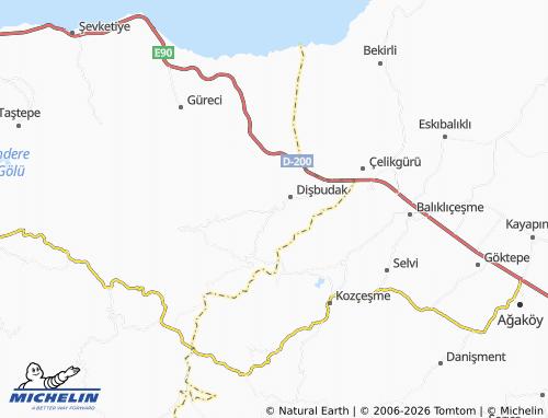 MICHELIN Doğandere map - ViaMichelin