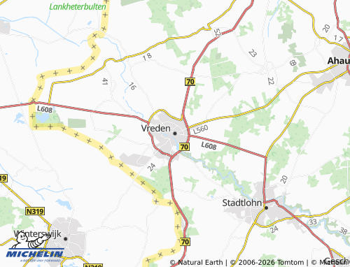 MICHELIN Vreden map - ViaMichelin