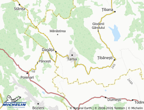 Mapa MICHELIN Tansa - ViaMichelin
