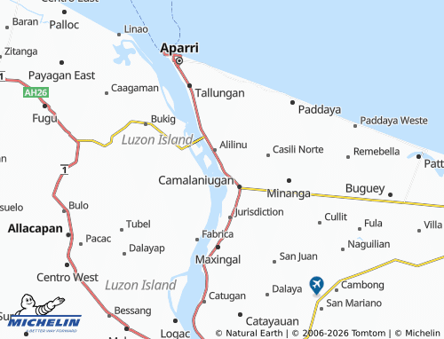 MICHELIN Centro Sur map - ViaMichelin