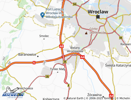 MICHELIN Zabrodzie map - ViaMichelin