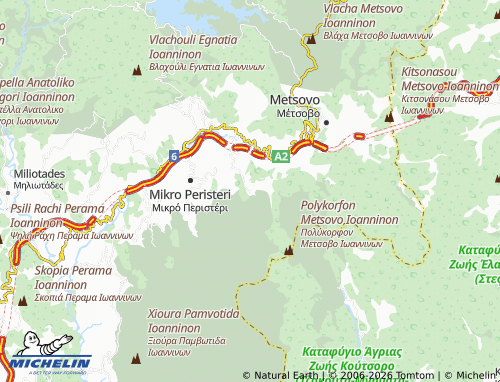 Mappa MICHELIN Anthochori - ViaMichelin