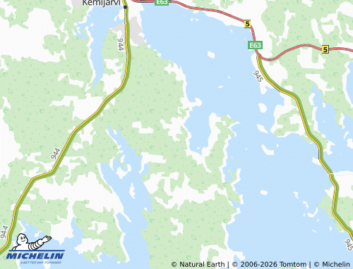 MICHELIN Halosenranta map - ViaMichelin