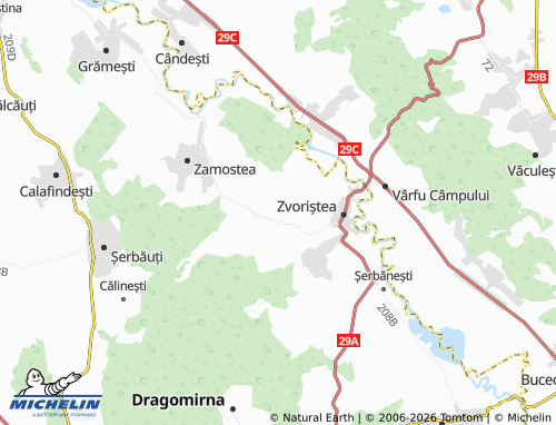 MICHELIN-Landkarte Buda - ViaMichelin