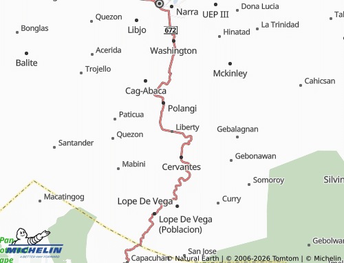 Mappa MICHELIN Liberty - ViaMichelin