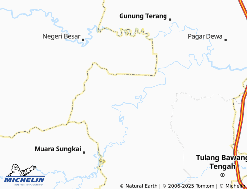 MICHELIN Gedung Ratu map - ViaMichelin