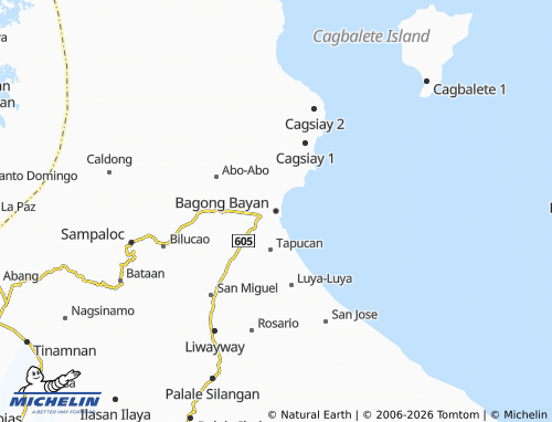 MICHELIN Bagong Bayan map - ViaMichelin
