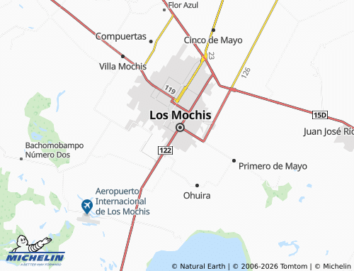 Mapa MICHELIN Las Almendras - ViaMichelin