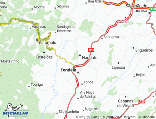 Mapa MICHELIN Bairro Novo - ViaMichelin