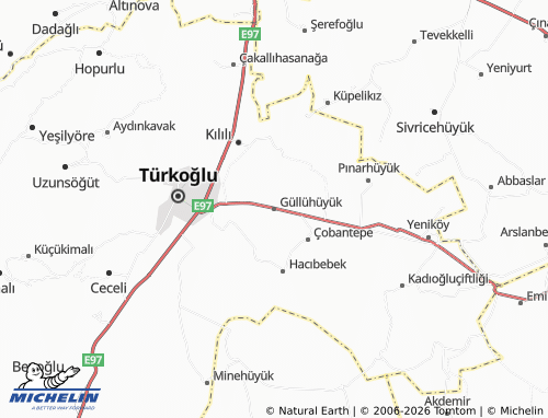 MICHELIN Güllühüyük map - ViaMichelin