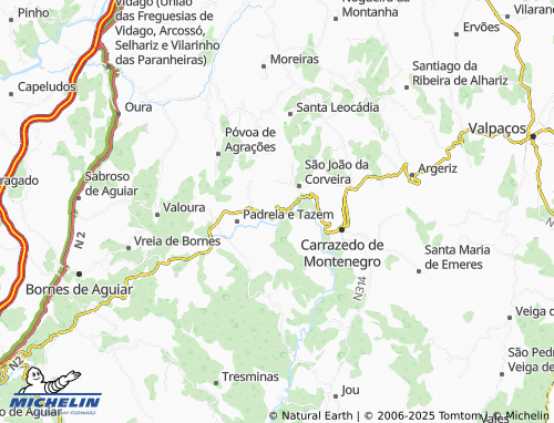 MICHELIN-Landkarte Sobrado - ViaMichelin