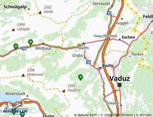 Carte MICHELIN Grabserberg - ViaMichelin