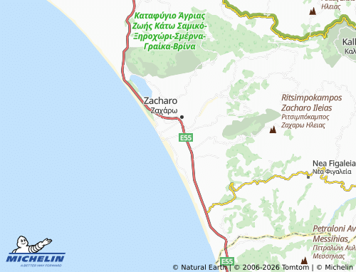 Carte MICHELIN Bischinokampos - ViaMichelin