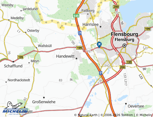 Mappa MICHELIN Handewitt - ViaMichelin