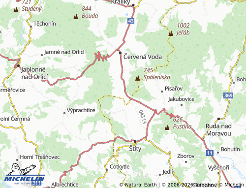 Mapa MICHELIN Mlýnický Dvůr - ViaMichelin