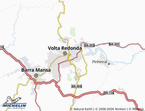 Mappa MICHELIN Aero Clube - ViaMichelin