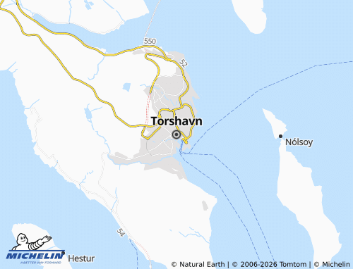 MICHELIN Tórshavn map - ViaMichelin