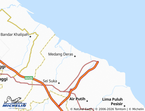 MICHELIN Durian map - ViaMichelin