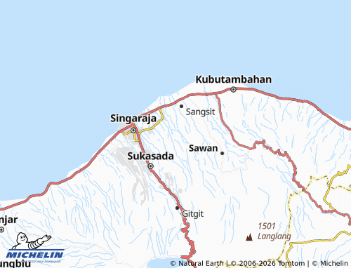 MICHELIN Jinengdalem map - ViaMichelin