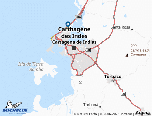 MICHELIN El Campestre map - ViaMichelin