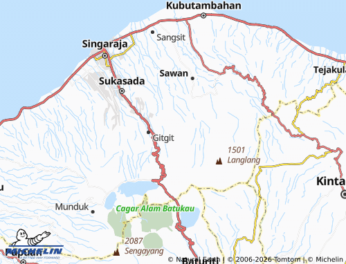Mapa MICHELIN Silangjana - ViaMichelin