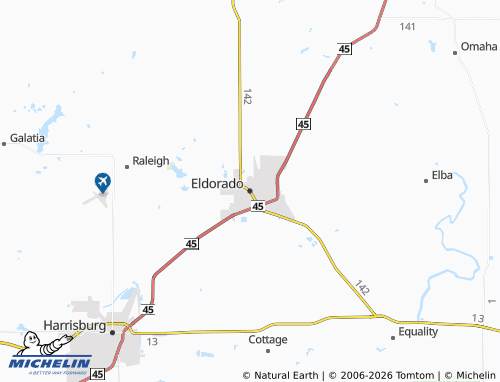 Mapa MICHELIN Eldorado - ViaMichelin