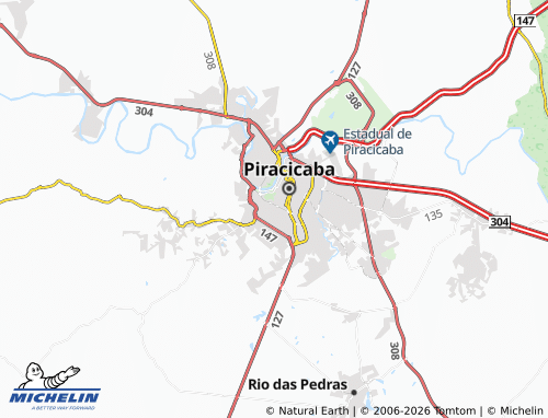 Mapa MICHELIN Paulista - ViaMichelin