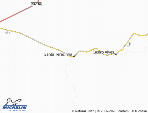 Mapa MICHELIN Santa Terezinha - ViaMichelin