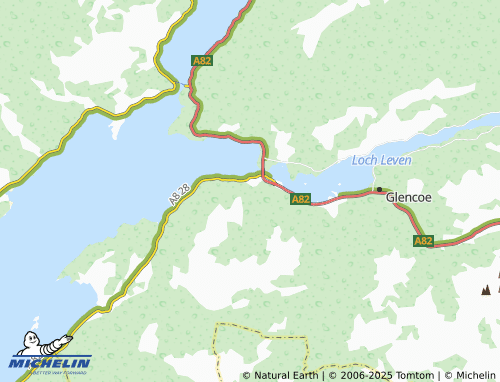 MICHELIN South Ballachulish map - ViaMichelin