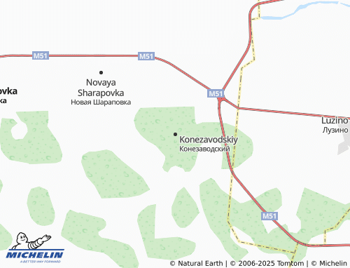 MICHELIN-Landkarte Konezavodskiy - ViaMichelin
