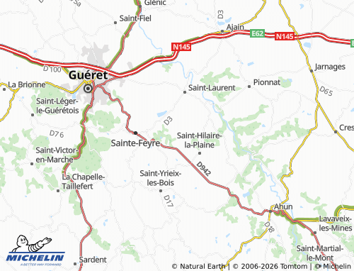 Mapa MICHELIN Luth - ViaMichelin