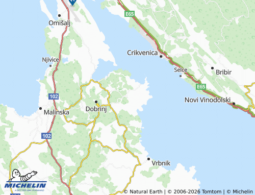 Mapa MICHELIN polje - ViaMichelin