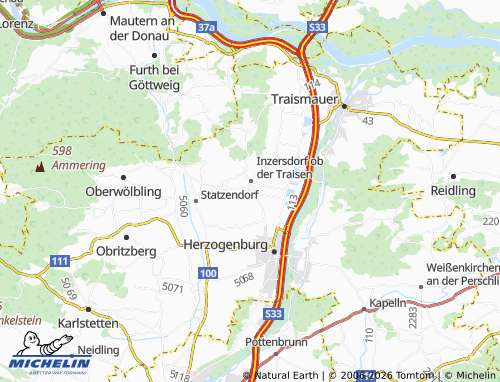 MICHELIN Walpersdorf map - ViaMichelin