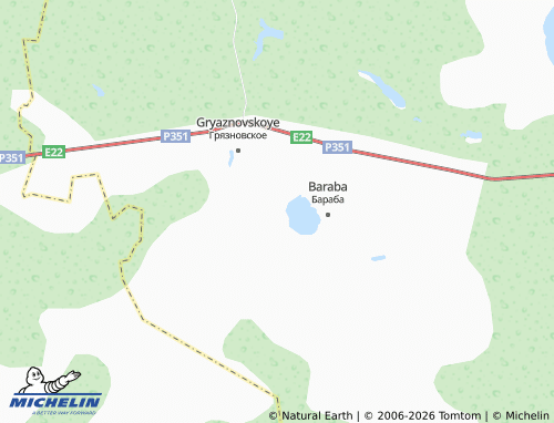 MICHELIN-Landkarte Orlova - ViaMichelin