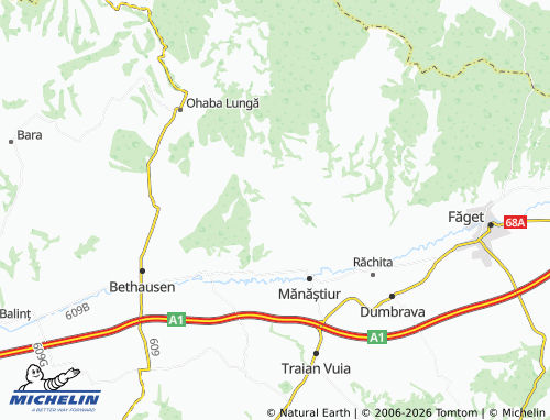 MICHELIN Remetea-Luncă map - ViaMichelin