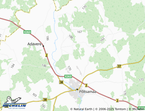 MICHELIN Vorsti map - ViaMichelin