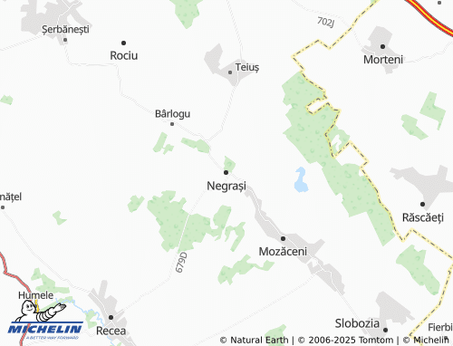 Kaart MICHELIN Negrași - ViaMichelin